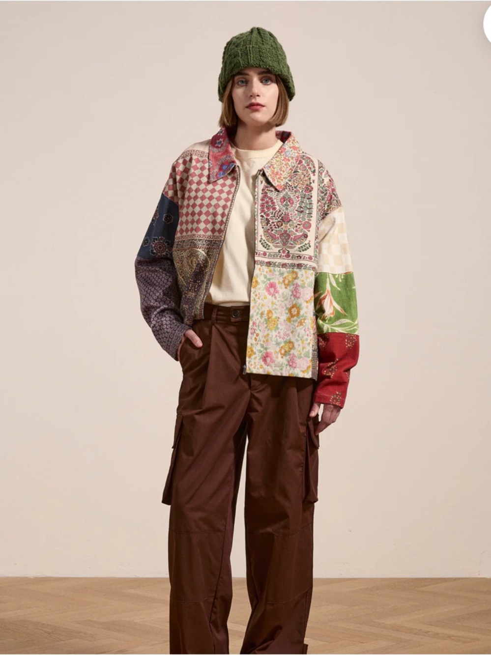 Found Twill Tapestry Jacket NWT